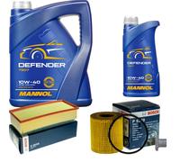 BOSCH Controllo Set 6L MANNOL Defender 10W-40 Per Peugeot Citroën Expert