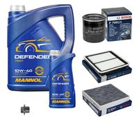 BOSCH Controllo Set 6L MANNOL Defender 10W-40 Per Subaru Outback 2.5i AWD