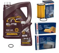 Bosch Controllo Set 6L mannol Elite 5W-40 per Alfa Romeo 159 Sportwagon 939