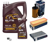 Bosch Controllo Set 6L mannol Elite 5W-40 per Citroën C2 1.1 1.4 C3 Io