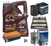 BOSCH Controllo Set 6L MANNOL ELITE 5W-40 Per Citroën Evasion 22 U6 2.0