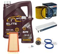 Bosch Controllo Set 6L mannol Elite 5W-40 per Mini Custodia R56 Cooper R59