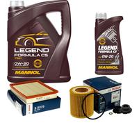 BOSCH Controllo Set 6L MANNOL Legend Formula C5 0W-20 Per BMW 3er Touring