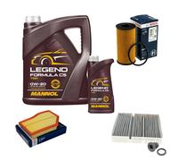 BOSCH Controllo Set 6L MANNOL Legend Formula C5 0W-20 Per Mercedes A-Klasse