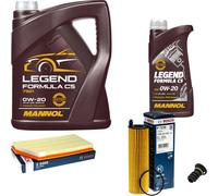 BOSCH Controllo Set 6L MANNOL LEGEND Formula C5 0W-20 Per Mercedes E-Klasse