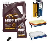 BOSCH Controllo Set 6L MANNOL LEGEND Formula C5 0W-20 Per Mercedes E-Klasse
