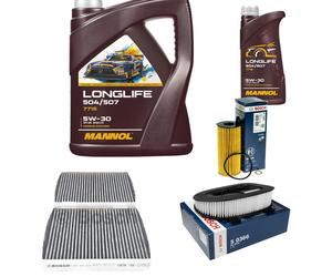 Bosch Controllo Set 6L mannol Longlife 504/507 5W-30 per Bwm X3