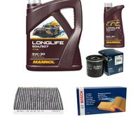 BOSCH Controllo Set 6L MANNOL LONGLIFE 504/507 5W-30 Per Toyota Prius