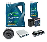 BOSCH Controllo Set 6L MANNOL MOLIBDEN Ultra 5W-30 Per Honda Accord VII 2.0