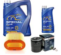 BOSCH Controllo Set 6L MANNOL Special Plus 10W-30 Per Hyundai H-1 Kasten