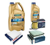BOSCH Controllo Set 6L RAVENOL HLS 5W-30 per Toyota RAV 4 III 2.2 D 4WD