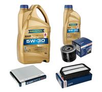 BOSCH Controllo Set 6L RAVENOL SMP 5W-30 per KIA Cee'D 1.6 GT Pro