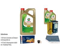 Bosch Controllo Set 7 L castrol edge 5W-30 Ll per Audi A5 Cabriolet S5