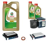BOSCH Controllo Set 7 L Castrol EDGE 5W-30 LL Per Nissan X-Trail 1.6 DiG-T