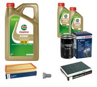 BOSCH Controllo Set 7 L Castrol EDGE 5W-30 LL Per VW Golf IV 1.6 2.0 New