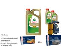 Bosch Controllo Set 7 L. castrol edge FST 5W-30 Metallo per