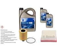 Bosch Controllo Set 7 L GM olio motore dexos2 5W-30 per Opel Corsa Doppie 1.3