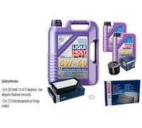 BOSCH Controllo Set 7 L Liqui Moly Leichtlauf High Tech 5W-40 Per KIA Soul