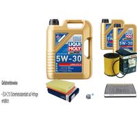 BOSCH Controllo set 7 L Liqui Moly Long Life 3 5W-30 per VW Passat Variant