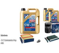 BOSCH Controllo set 7 L Liqui Moly Long Life 3 5W-30 per VW Passat Variant
