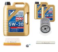 BOSCH Controllo set 7 L Liqui Moly Long Life 3 5W-30 per VW Sharan 1.9 TDI