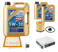 BOSCH Controllo Set 7 L Liqui Moly LONGLIFE 3 5W-30 Per BMW 3er ActiveHybrid