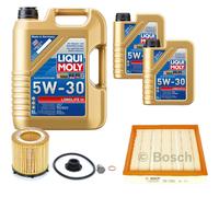 BOSCH Controllo Set 7 L Liqui Moly LONGLIFE 3 5W-30 Per BMW 3er ActiveHybrid