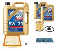 BOSCH Controllo Set 7 L Liqui Moly LONGLIFE 3 5W-30 Per BMW 3er ActiveHybrid