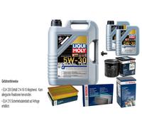 Bosch Controllo Set 7 L Liqui Moly Special Tec F 5W-30 per Ford di Transito