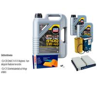 BOSCH Controllo Set 7 L Liqui Moly Top Tec 4100 5W-40 Per Honda FR-V BE
