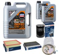 Bosch Controllo Set 7 L Liqui Moly Top Tec 4200 5W-30 per Il VW Vento 1.9