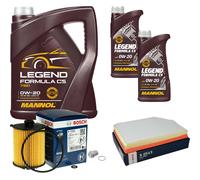 BOSCH Controllo Set 7 L MANNOL 0W-20 LEGEND Formula C5 Per Volvo XC60 156