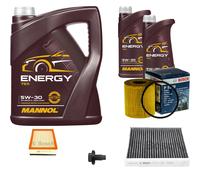 Bosch Controllo Set 7 L mannol 5W-30 Energia per Ford di Transito 2.4 TDCI