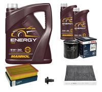 Bosch Controllo Set 7. L mannol 5W-30 Energia per Ford Transito 2.4 TDCI