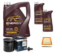 Bosch Controllo Set 7 L mannol 5W-30 Energia per Ford Transito Di 2.4 TDCI