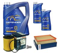 Bosch Controllo Set 7 L mannol Defender 10W-40 per VW Transporter IV di Autobus