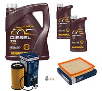 BOSCH Controllo Set 7 L MANNOL DIESEL TDI 5W-30 Per Chrysler Voyager IV 2.5