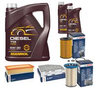 Bosch Controllo Set 7 L mannol Diesel Tdi 5W-30 per Di VW Tiguan