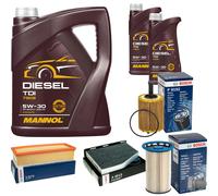 BOSCH controllo set 7 L MANNOL DieseL TDI 5W-30 per il VW Tiguan 2.0