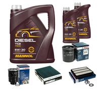 Bosch Controllo Set 7 L mannol Diesel Tdi 5W-30 per Toyota Cruiser Terra