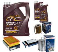 Bosch Controllo Set 7 L mannol Energia Ultra JP 5W-20 per BMW Di 3er