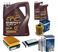 Bosch Controllo Set 7 L mannol Energia Ultra JP 5W-20 per Per BMW 3er