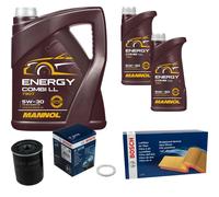 BOSCH Controllo Set 7 L MANNOL Energy Combi LL 5W-30 Per Suzuki Samurai 1.3