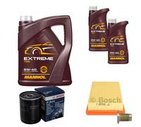 Bosch Controllo Set 7 L mannol extreme 5W-40 per Alfa Romeo 146 1.9 JTD