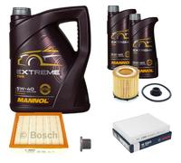 BOSCH Controllo Set 7 L MANNOL Extreme 5W-40 Per BMW 3er ActiveHybrid