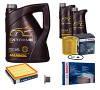 BOSCH Controllo Set 7 L MANNOL EXTREME 5W-40 Per BMW 5 Serie 535I ActiveHybrid
