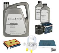 BOSCH Controllo Set 7 L VW Olio Motore 0W-30 LONGLIFE III FE Per Polo 1.2 TSI