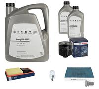 BOSCH Controllo Set 7 L VW Olio Motore 0W-30 LONGLIFE III FE Per Polo 1.4