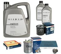 BOSCH Controllo Set 7 L VW Olio Motore 0W-30 LONGLIFE III FE Per Polo 1.4 TDI