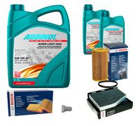 BOSCH Controllo Set 7L ADDINOL SUPER LIGHT 5W-40 Per Audi A3 8P1 S3 Quattro